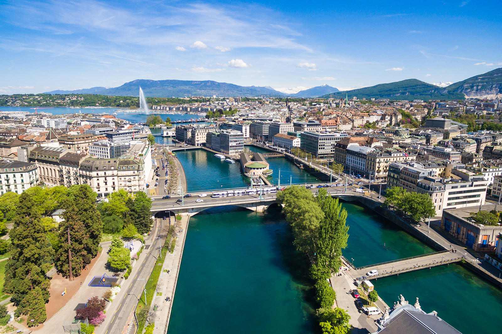Vue aérienne de Genève – SAVOY SA